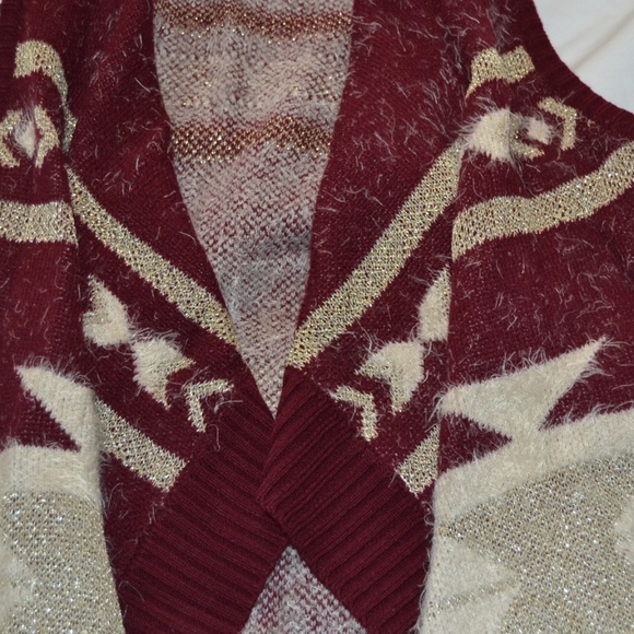 BCBGMaxAzria Open Front Heavy Cardigan M - Picture 5 of 5